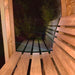 SaunaLife Ergo E7G Barrel Sauna with Glass Front - Secret Saunas