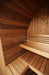 SaunaLife Model EE6G Sauna Barrel Glass Front with Back Benches - Secret Saunas