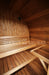 SaunaLife Model EE6G Sauna Barrel Glass Front with Back Benches - Secret Saunas