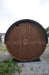 SaunaLife Model EE6G Sauna Barrel Glass Front with Back Benches - Secret Saunas