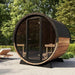 SaunaLife Model EE8G Sauna Barrel Glass Front - Secret Saunas