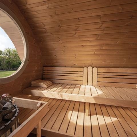SaunaLife Model G11 Garden-Series Outdoor Home Sauna Kit - Secret Saunas