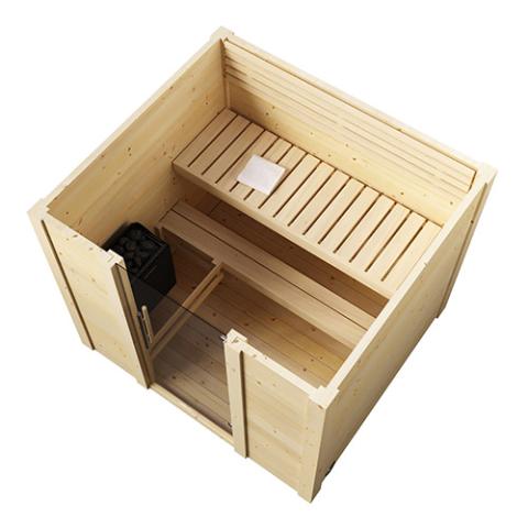 SaunaLife Model G2 Outdoor Home Sauna Kit | 4 Persons - Secret Saunas