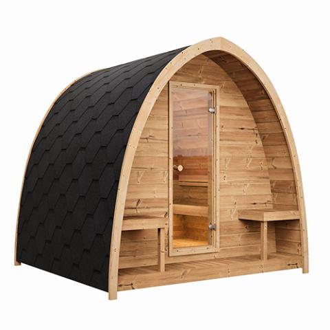 SaunaLife Model G3 Outdoor Home Sauna Kit - Secret Saunas