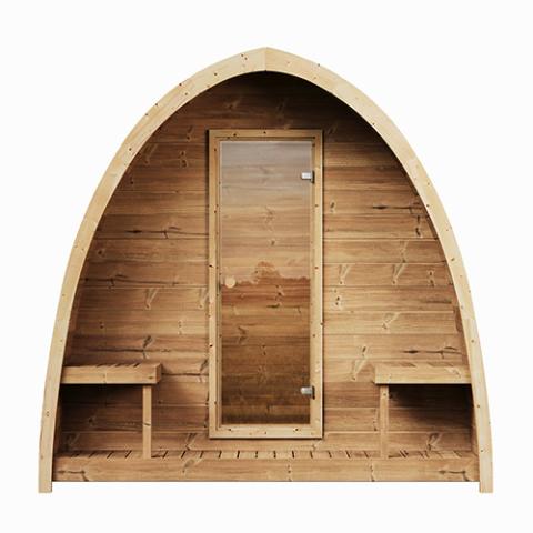 SaunaLife Model G3 Outdoor Home Sauna Kit - Secret Saunas