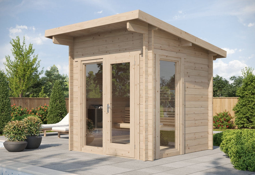 SaunaLife Model G4 Outdoor Home Sauna Kit - Secret Saunas