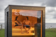 SaunaLife Model G6 Pre-Assembled Outdoor Home Sauna - Secret Saunas