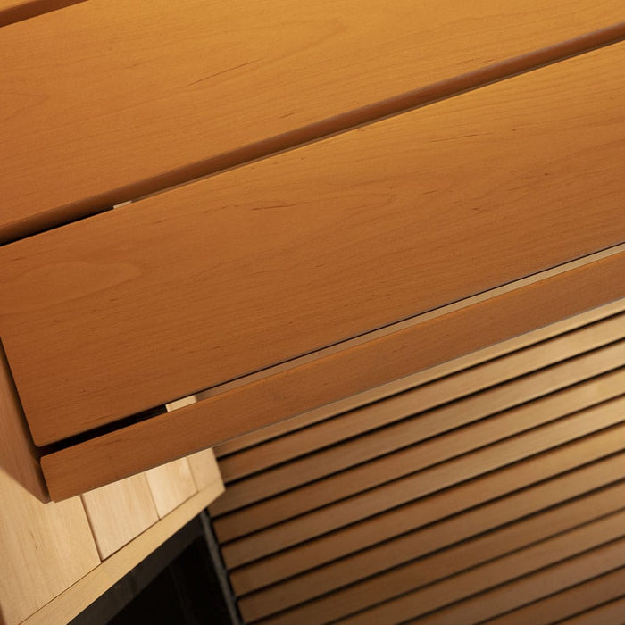 SaunaLife Model G6 Pre-Assembled Outdoor Home Sauna - Secret Saunas