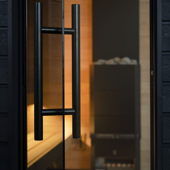 SaunaLife Model G6 Pre-Assembled Outdoor Home Sauna - Secret Saunas