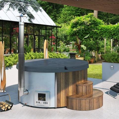 SaunaLife Model S4N Wood-Fired Hot Tub Soak-Series Home Wood-Burning Hot Tub, Up to 6 Persons-SL-MODELS4N - Secret Saunas