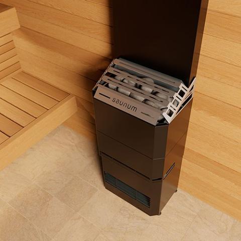 Saunum AIR 7 Sauna Heater Black - Secret Saunas