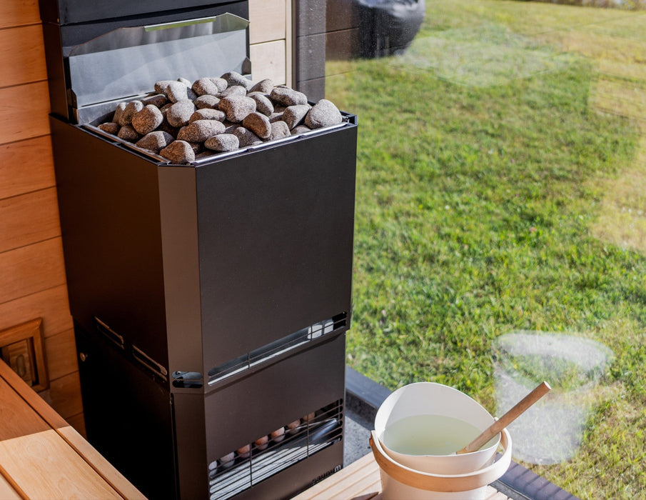 Saunum L AIR 10 Sauna Heater Black - Secret Saunas